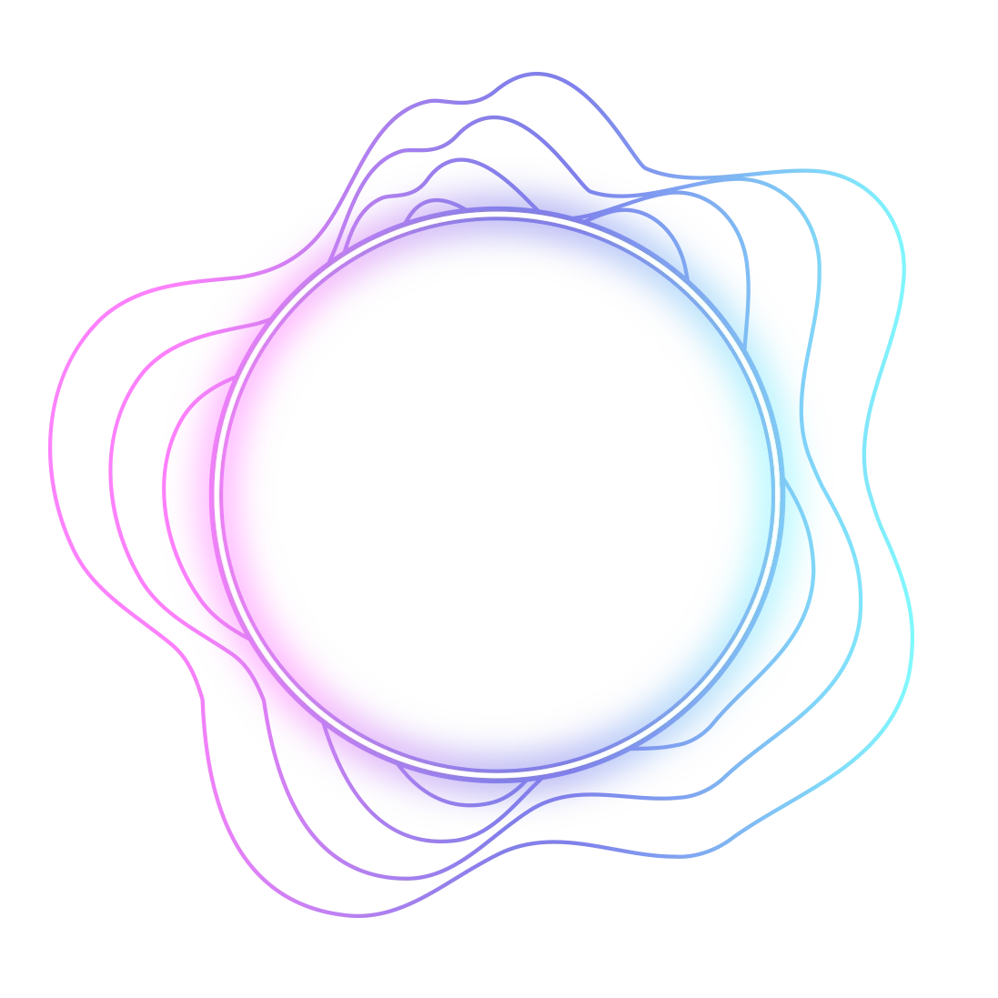 Conjunto de imágenes superpuestas, Capa 1: dibujo de ondas en distorsión