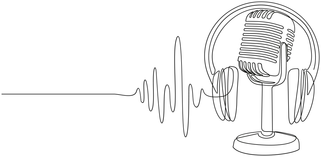 ilustración de un micrófono